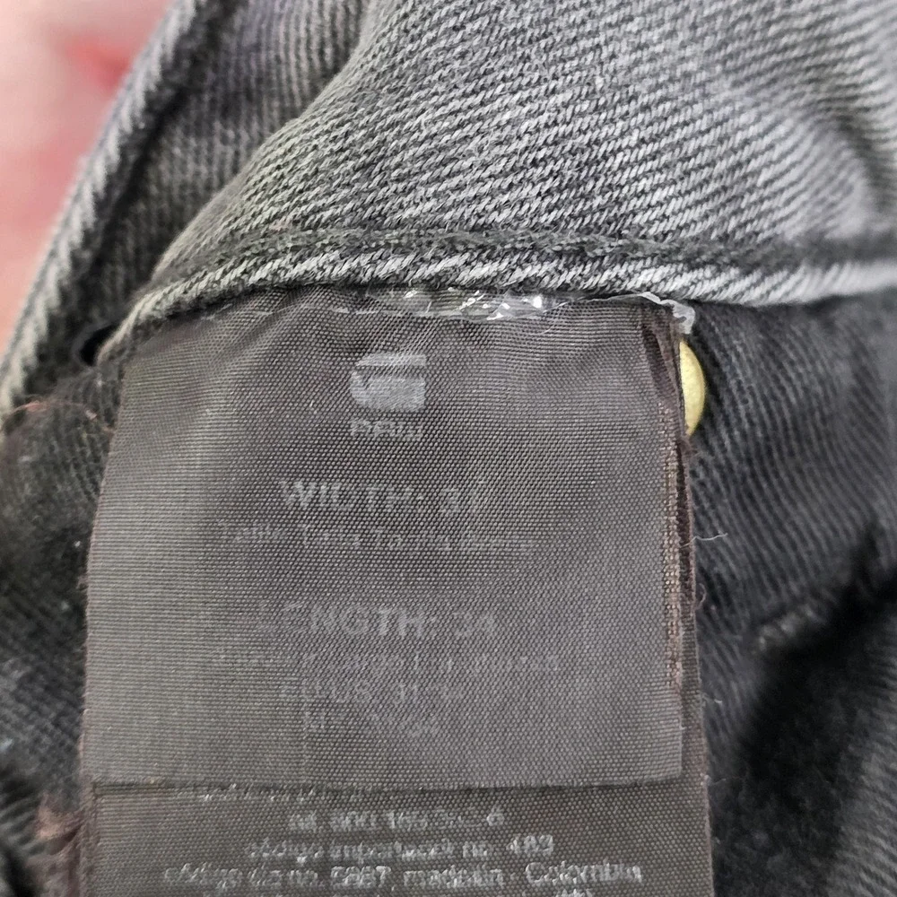 G-Star RAW Jeans Mens‎ 32x32 Gray 5620 Slim Tapered Restored Biker Denim